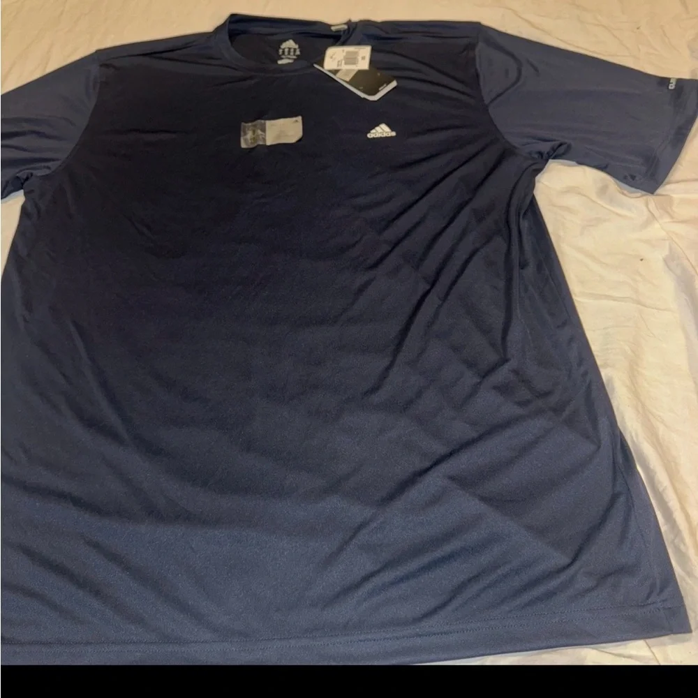 Adidas Clima Tech Tee Shirt Mens Black Athletic Performance Size 2X